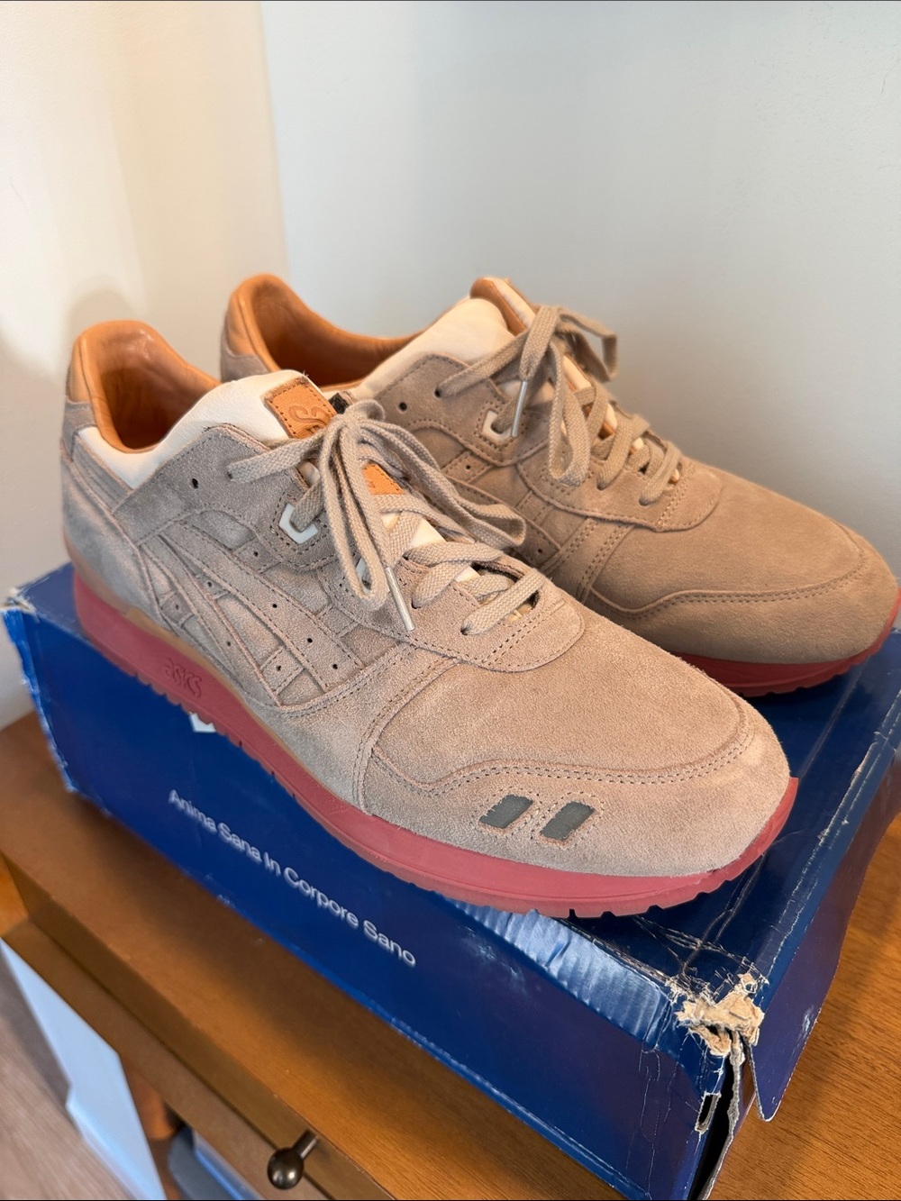 Packer x ASICS Gel-Lyte III “Dirty Buck” Men’s Beige Suede Sneakers